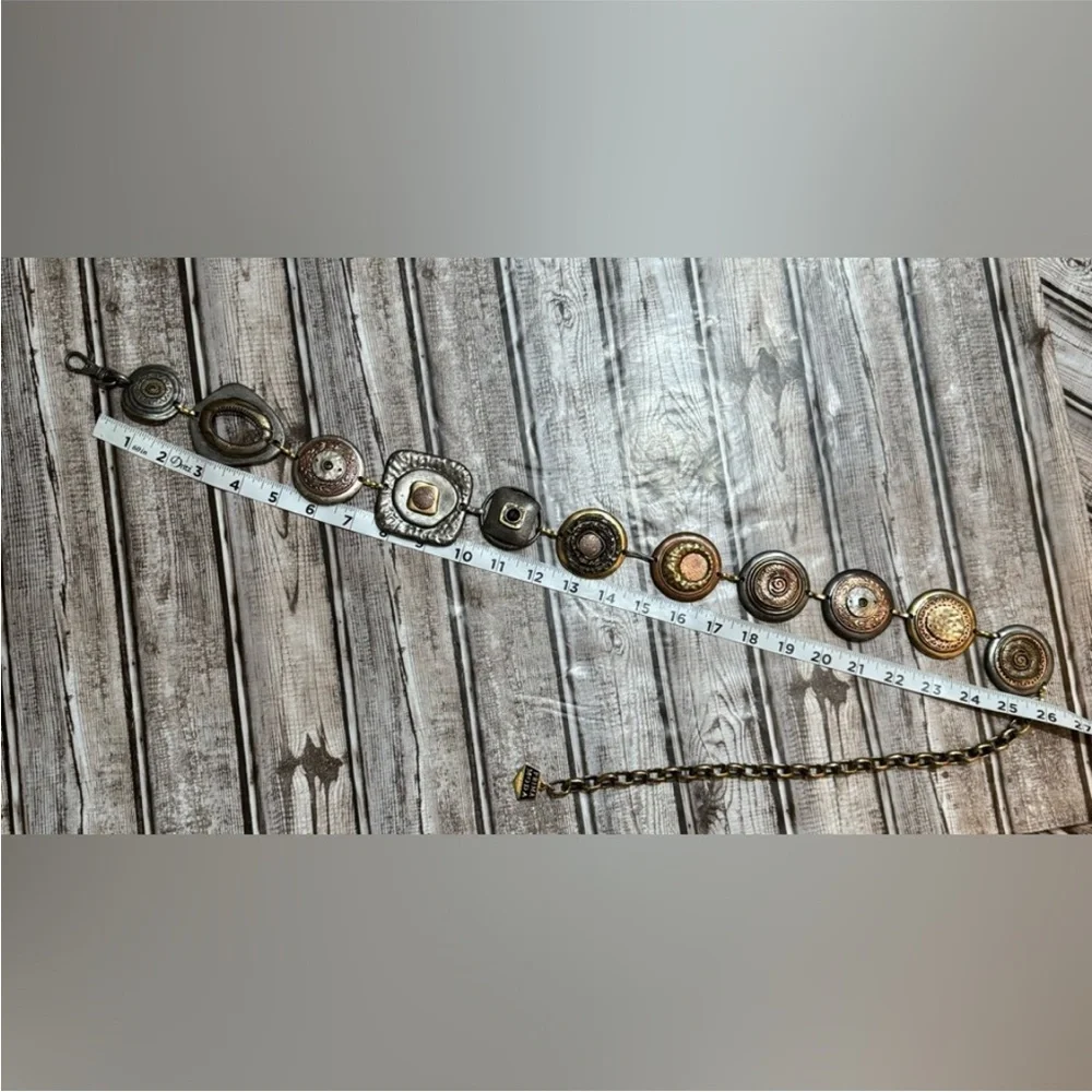 Mixed Metal Belt made in Italy! - Picture 7 of 8